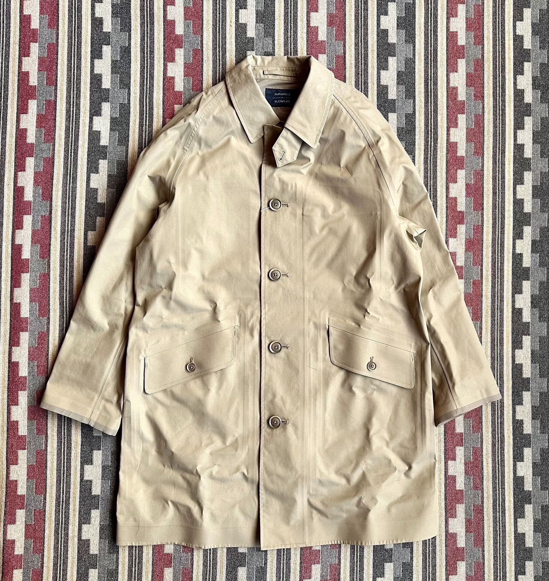 Nanamica Beige Long Button-Up Coat Size S Size US S / EU 44-46 / 1 - 1 Thumbnail