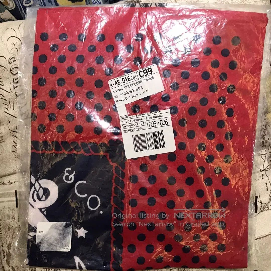 RRL Ralph Lauren RRL Ralph Lauren Double RL Classic Anchor Bandana. Size ONE SIZE - 4 Thumbnail