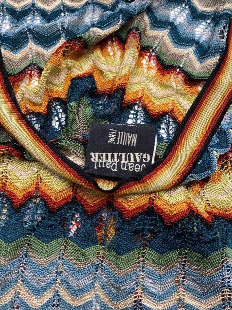 Jean Paul Gaultier Open Stitch Striped Camisole Size M / US 6-8 / IT 42-44 - 5 Thumbnail