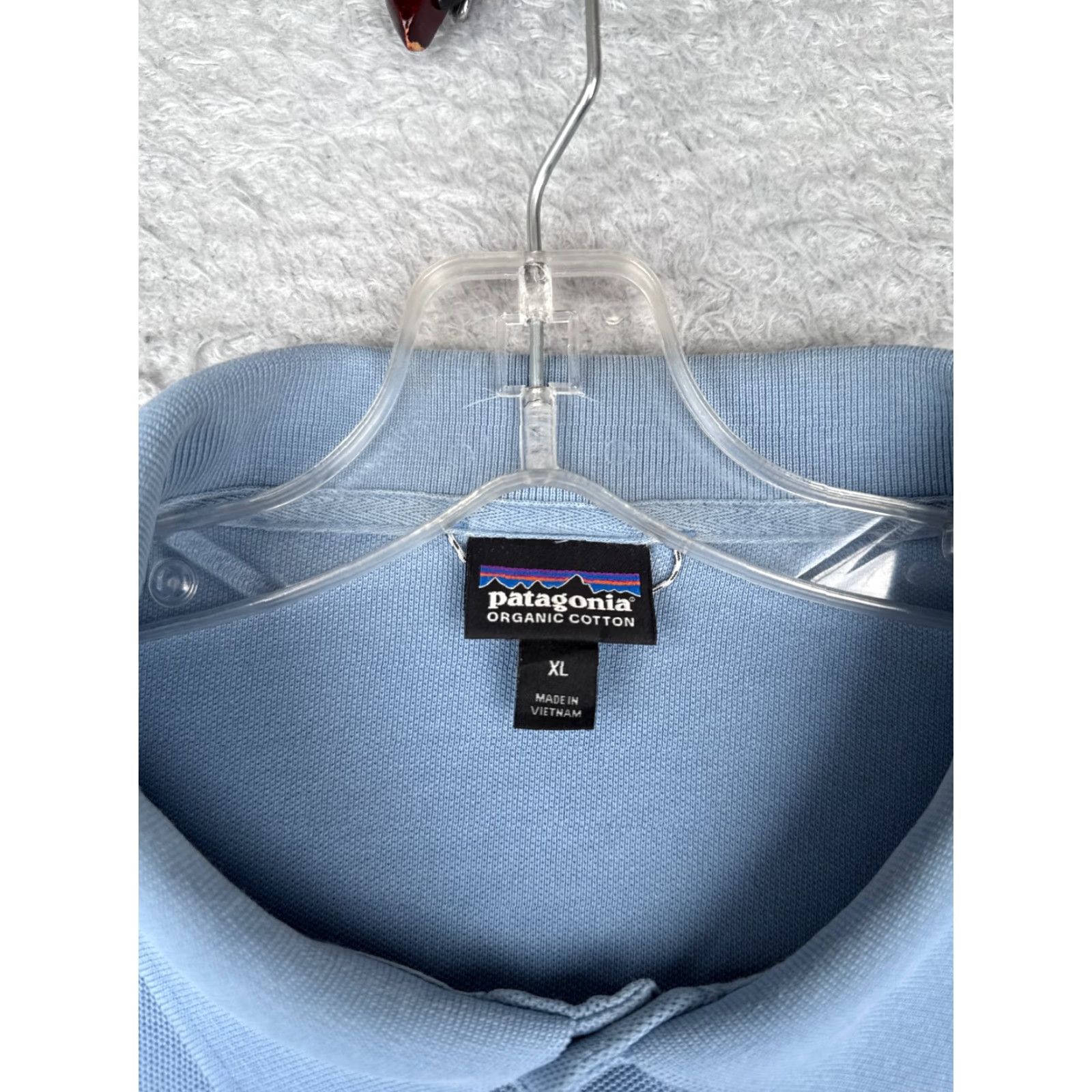 Patagonia Patagonia Polo Shirt Adult XL Blue 100% Cotton Jersey Belwe Pique Shirt Short Sleeve Slim Fit Mens Size US XL / EU 56 / 4 - 7 Thumbnail