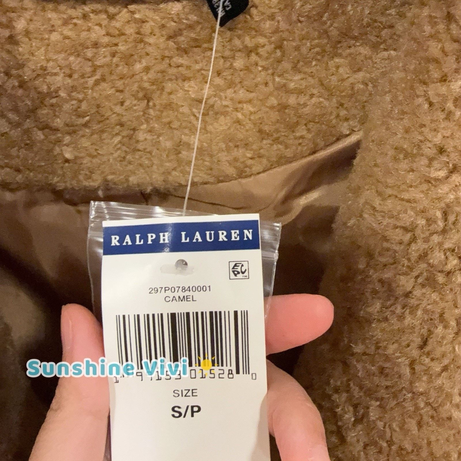 Lauren Ralph Lauren NWT Ralph Lauren Women Faux- Shearling Coat Jacket Camel Size S / US 4 / IT 40 - 2 Thumbnail