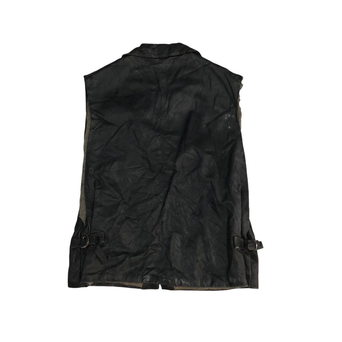 Genuine Leather 🔥VINTAGE 60’s BIKER VEST GENUINE LEATHER ZIMMERSPITZ WORKER Size US M / EU 48-50 / 2 - 2 Thumbnail