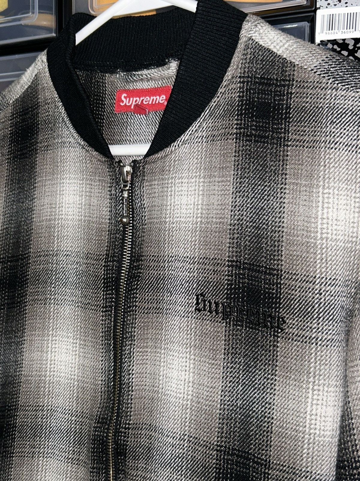 Supreme Supreme Shadow Plaid Bomber Jacket SS16 Size Medium Size US M / EU 48-50 / 2 - 3 Thumbnail