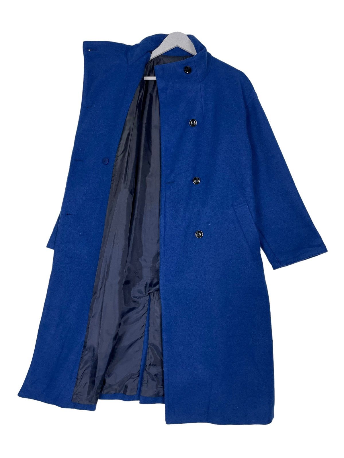 Comme Ca Ism × Japanese Brand 💥COMME CA ISM OVERCOAT BUTTON ROYAL BLUE JACKET Size US L / EU 52-54 / 3 - 8 Thumbnail