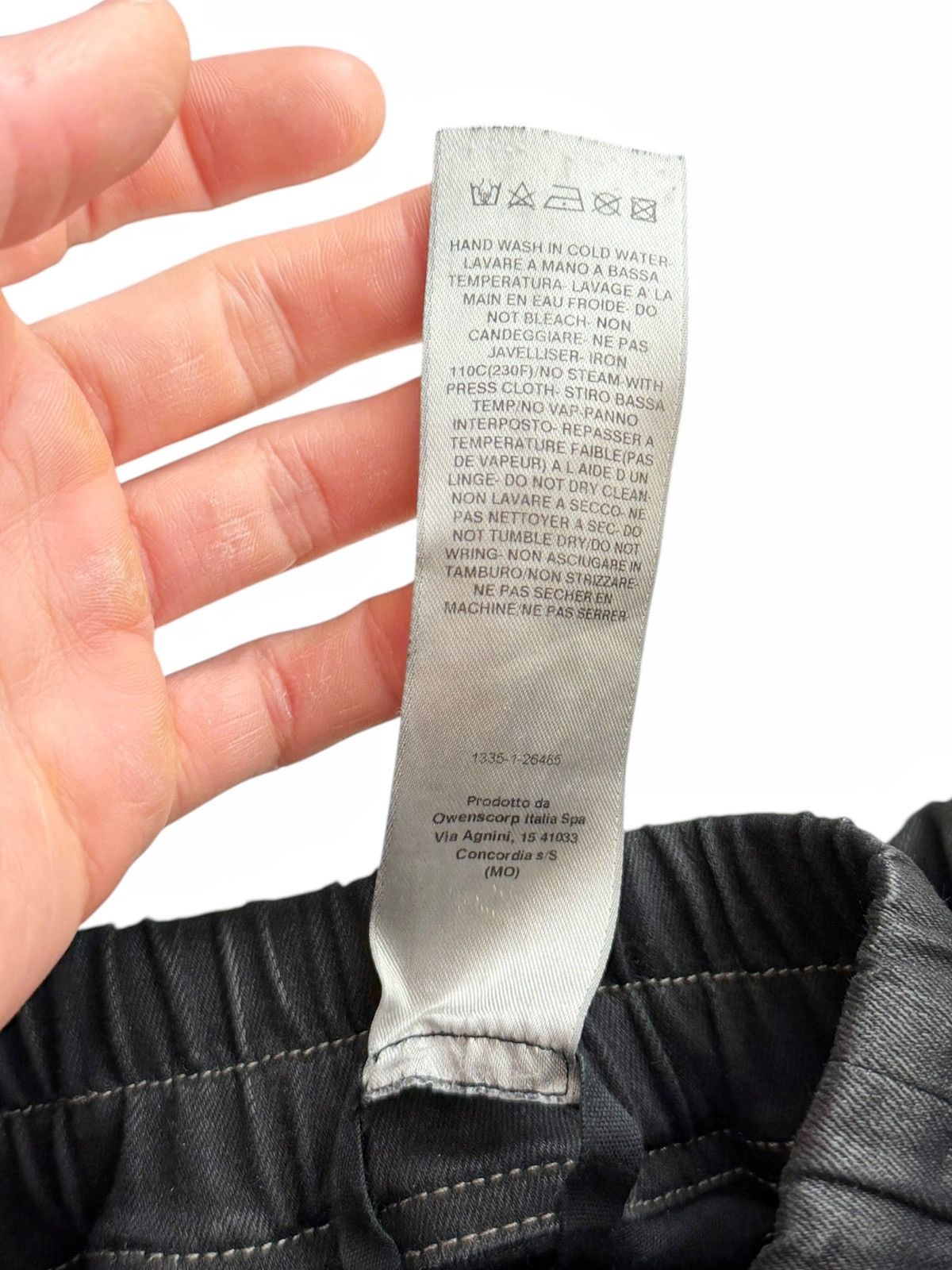 Rick Owens SBW Heavy Wax Thick Creatch Cargos Size US 30 / EU 46 - 8 Thumbnail