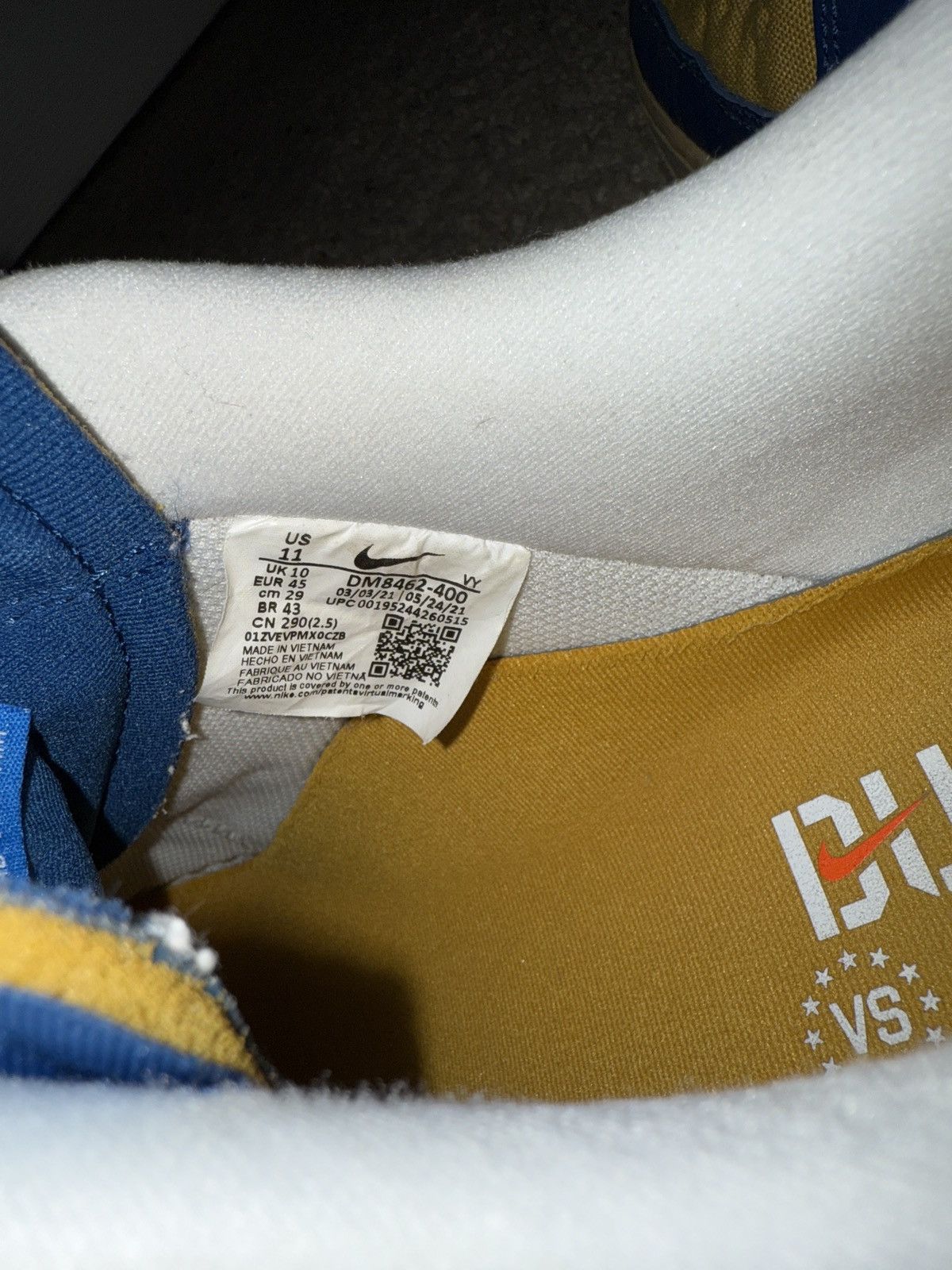 Nike × Undefeated Nike x Undefeated Air Force 1 Size US 11 / EU 44 - 2 Thumbnail