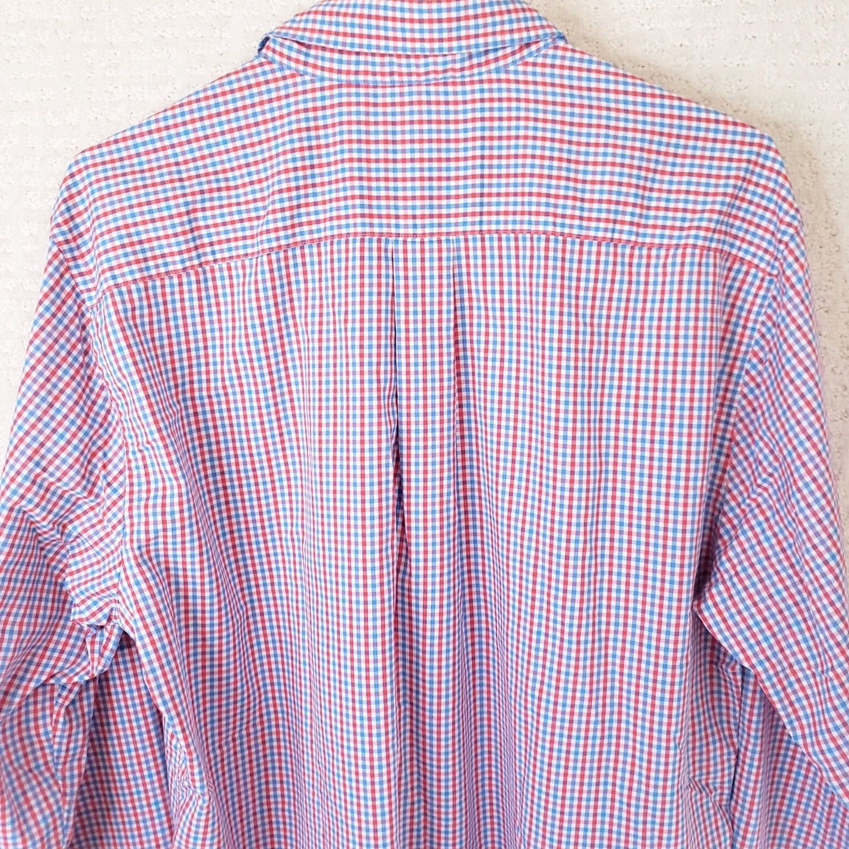Vineyard Vines Vineyard Vines Shirt Mens Slim Fit Whale Shirt L Red White Blue Check Long Sleeve Button-Up Collared Weekend Casual Workwear Vintage No Size US L / EU 52-54 / 3 - 7 Thumbnail