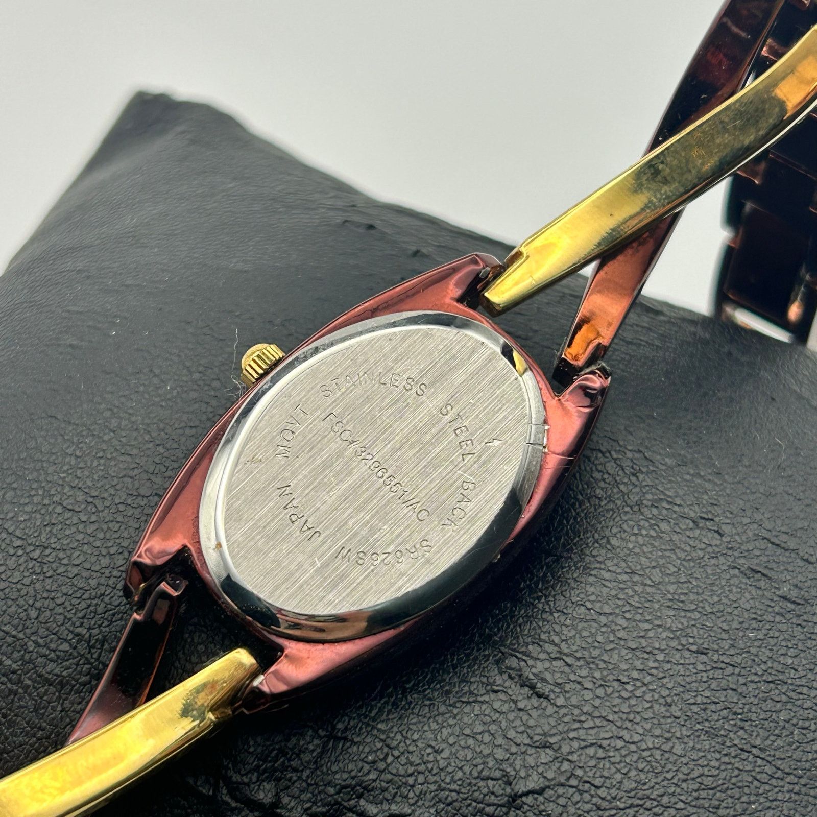 Other Women’s Gold & Metallic Brown Watch Working New Battery Size ONE SIZE - 4 Thumbnail