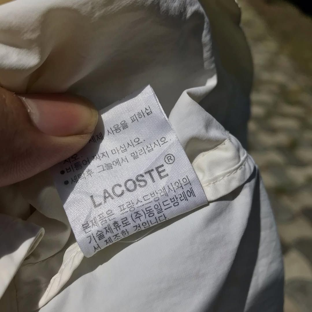 Lacoste Lacoste Jacket White Patentted Colour Way Size 095 / Small Size US M / EU 48-50 / 2 - 4 Thumbnail