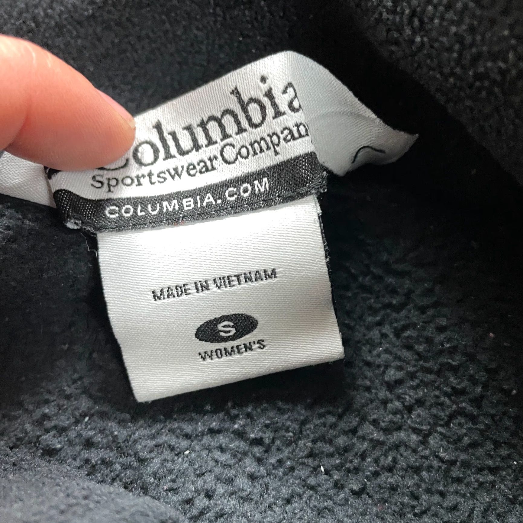 Vintage Columbia Fleece Jacket Womens Small Black High Neck Outdoor Full Zip Pockets Size S / US 4 / IT 40 - 7 Thumbnail