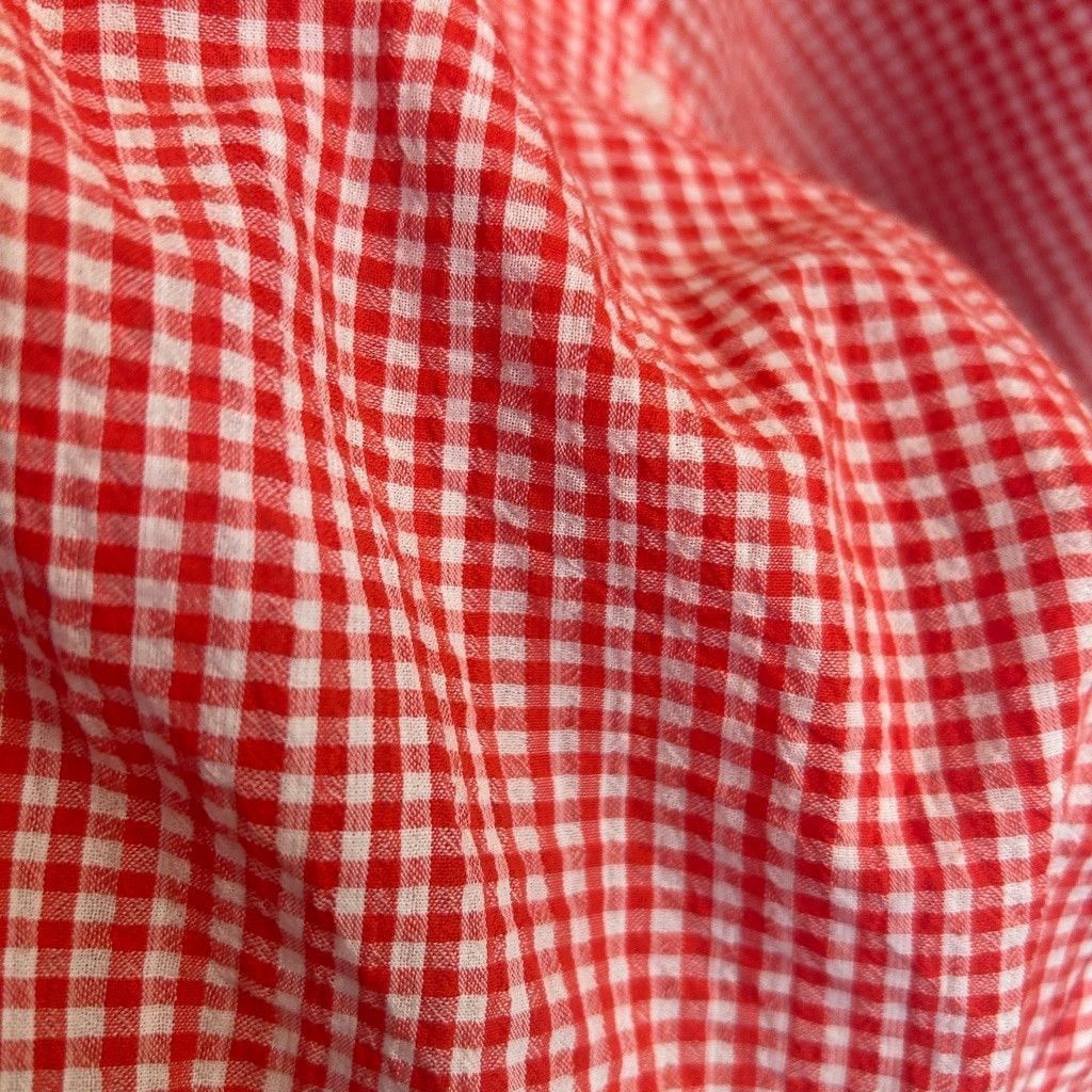 Anne Klein Women's Anne Klein Shirt XL Red White Gingham Size XL / US 12-14 / IT 48-50 - 8 Thumbnail