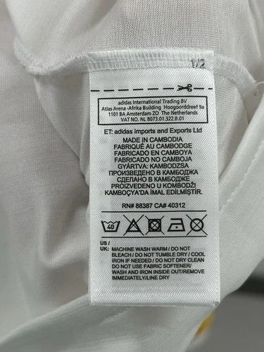 Adidas Spain National 2015 2016 Away Jersey Shirt Soccer Football Size US L / EU 52-54 / 3 - 11 Thumbnail