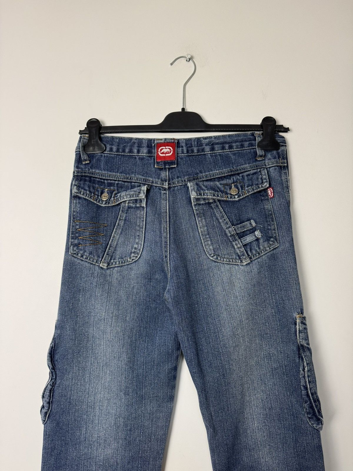 Ecko Unltd. Vintage Ecko Unltd Denim Cargo Jeans Y2K streetwear Style Size US 30 / EU 46 - 9 Thumbnail