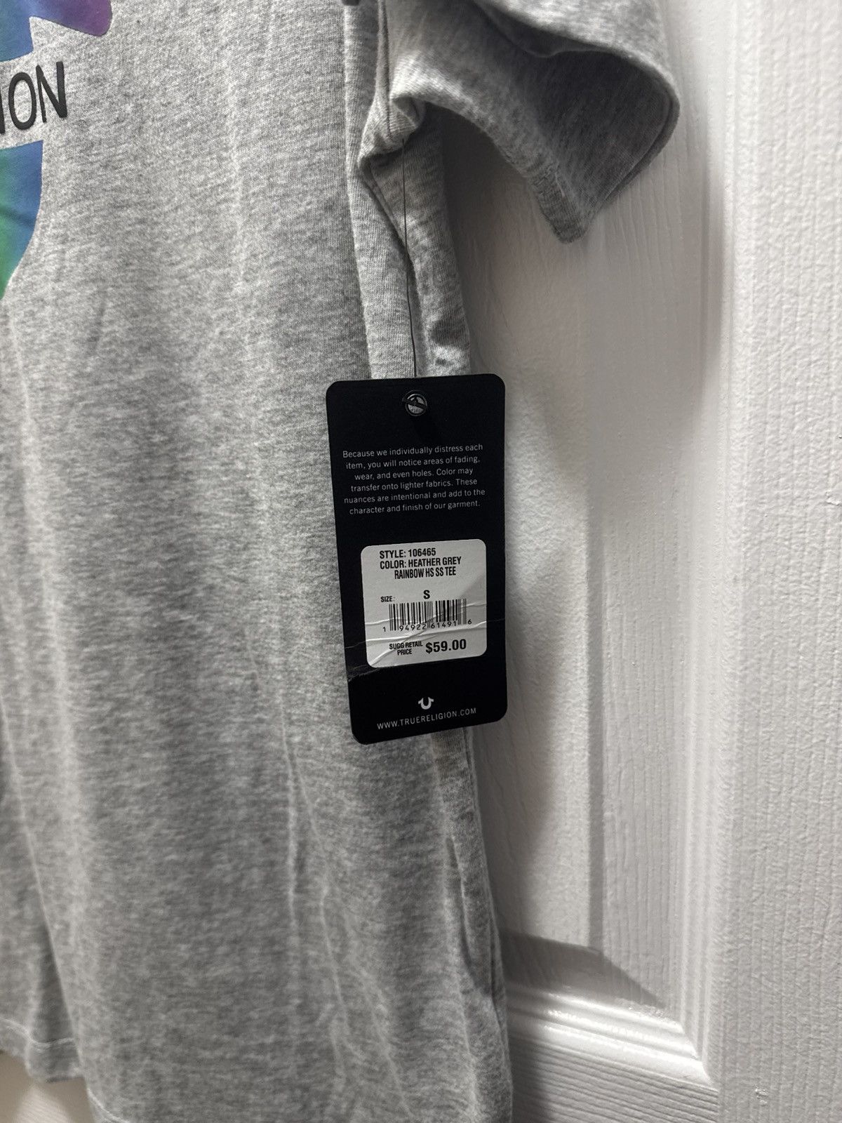True Religion True Religion Pride Rainbow Horse Shoe Deadstock Grey Shirt Size US S / EU 44-46 / 1 - 2 Thumbnail