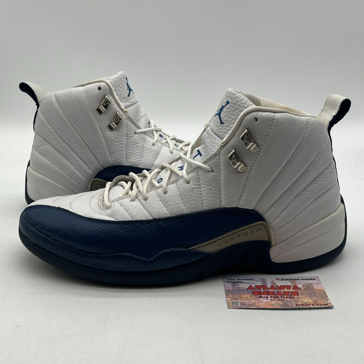 Jordan 12 retro french blue hot sale