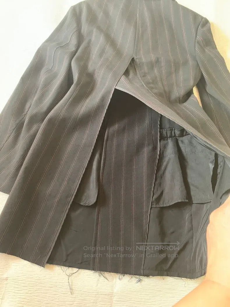 Junya Watanabe Junya Watanabe Striped Long Coat Size S / US 4 / IT 40 - 4 Thumbnail