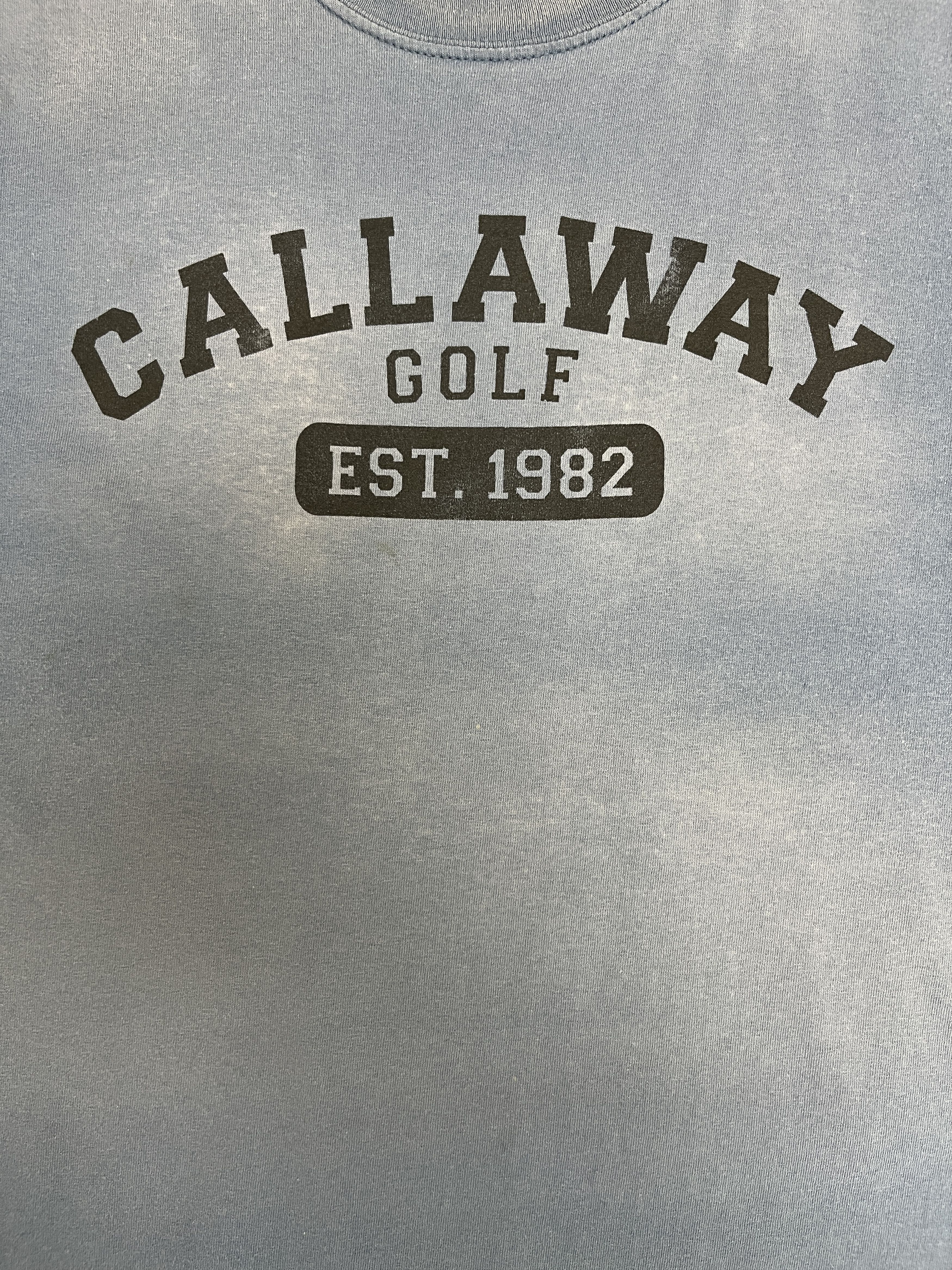 Callaway Golf × Vintage Callaway Golf Est. 1982 Vintage Blue T-Shirt Tee Size US L / EU 52-54 / 3 - 2 Thumbnail