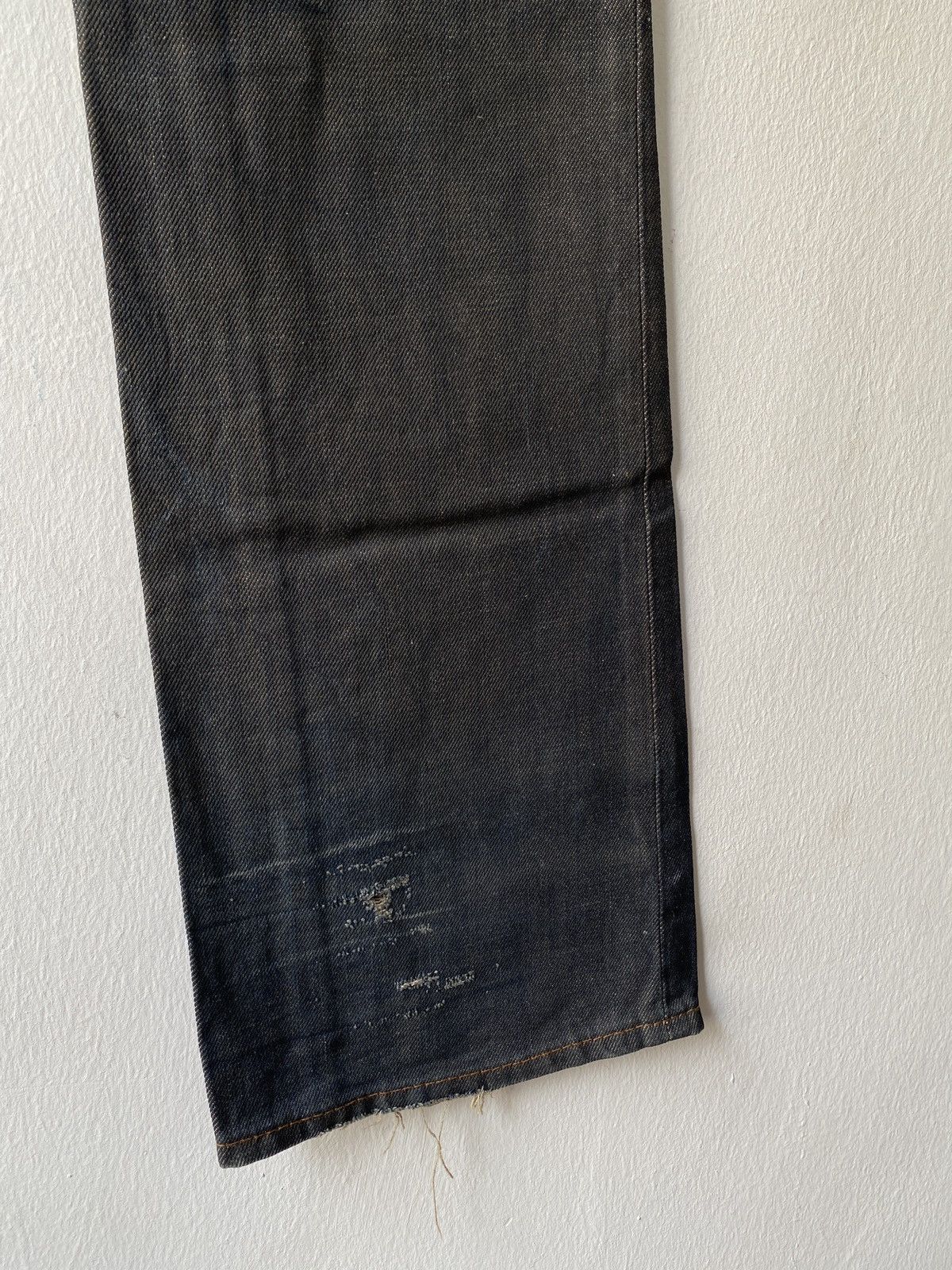 Dsquared2 Vintage Dsquared2 Waxed D2Lux Flare Denim Size US 29 - 11 Thumbnail