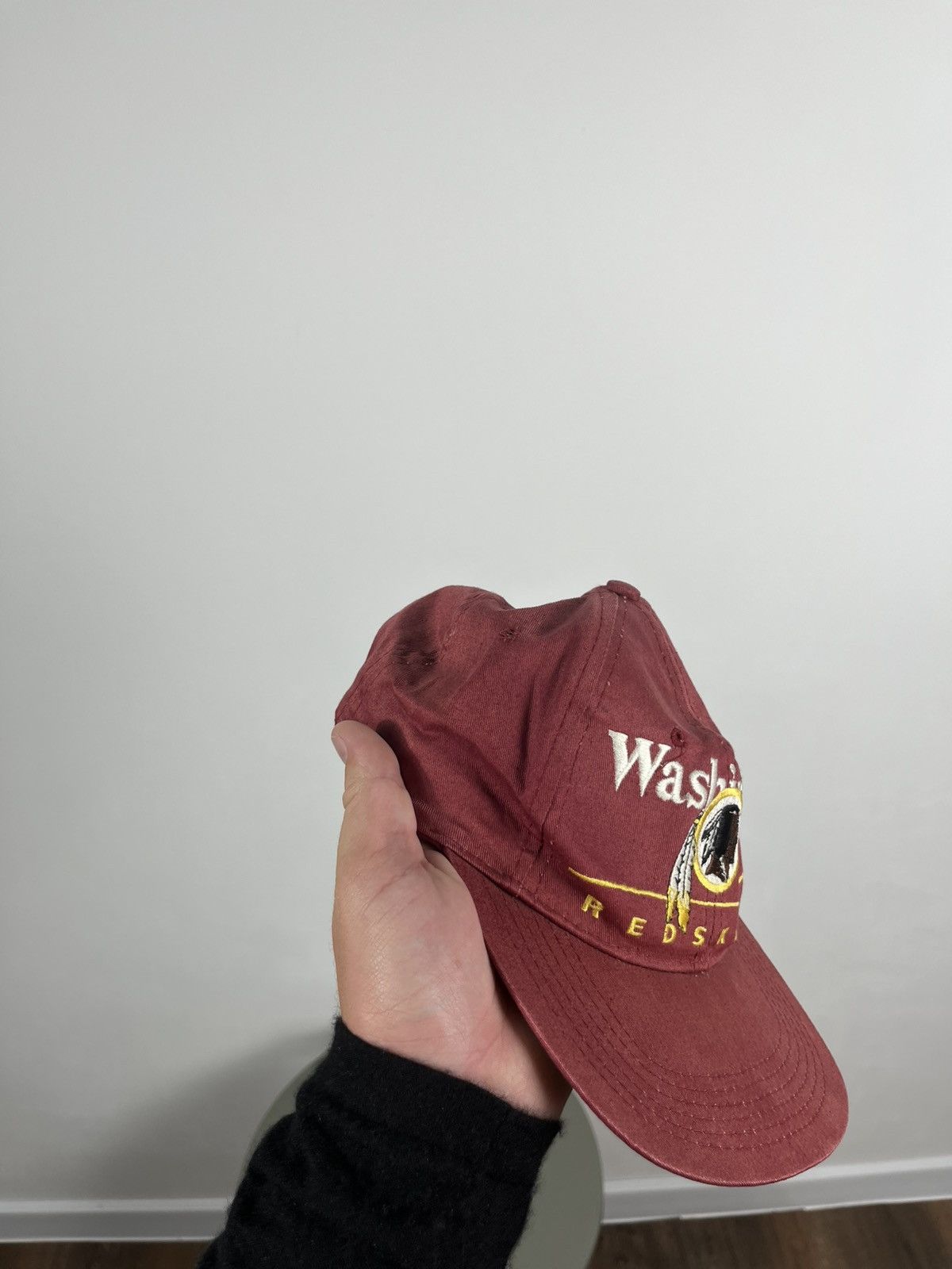 NFL × Vintage Vintage Washington Redskins Cap Hat Green Brim Snapback NFL Size ONE SIZE - 5 Thumbnail
