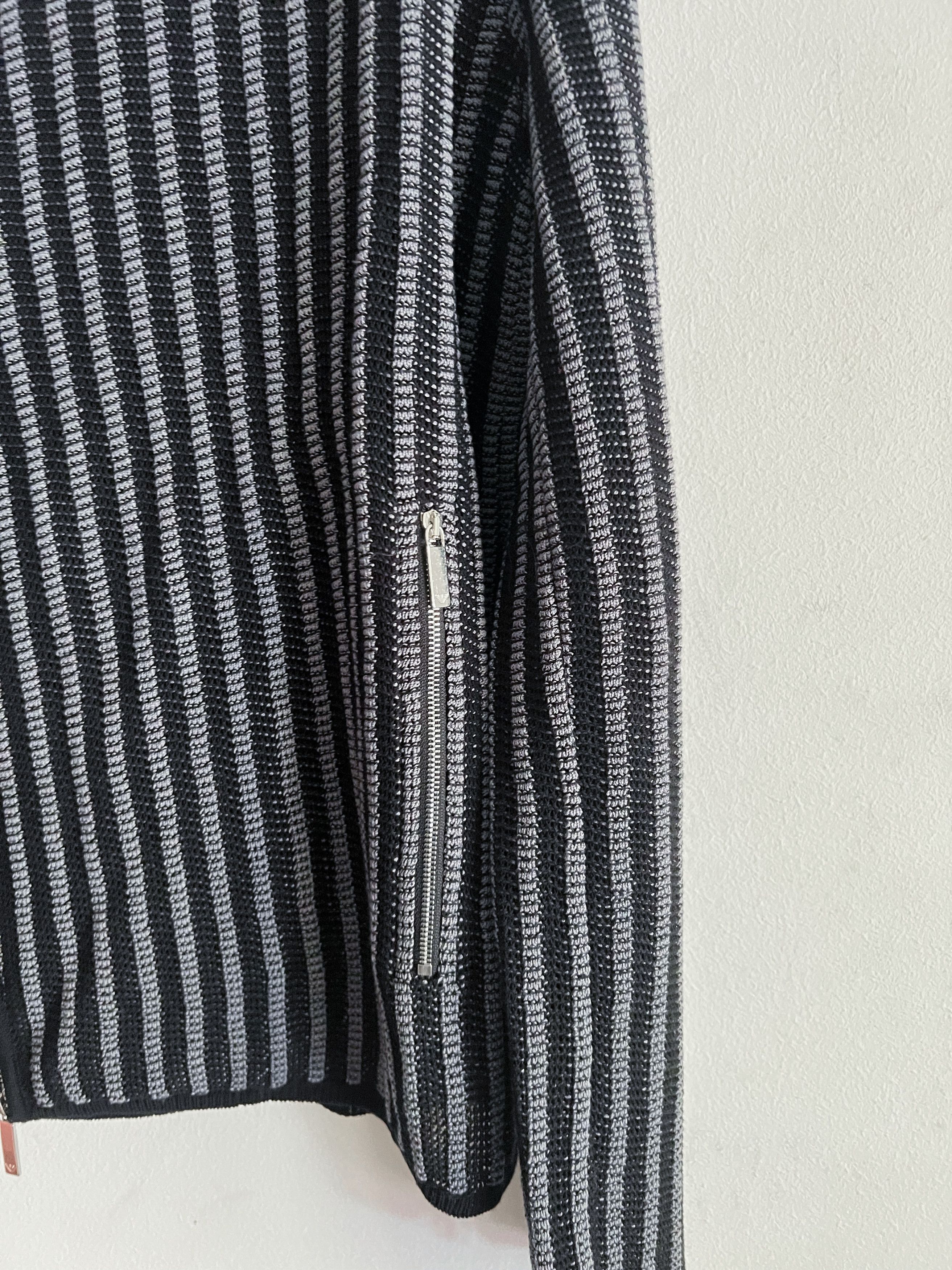 Emporio Armani stripped knit cardigan Size US L / EU 52-54 / 3 - 7 Thumbnail