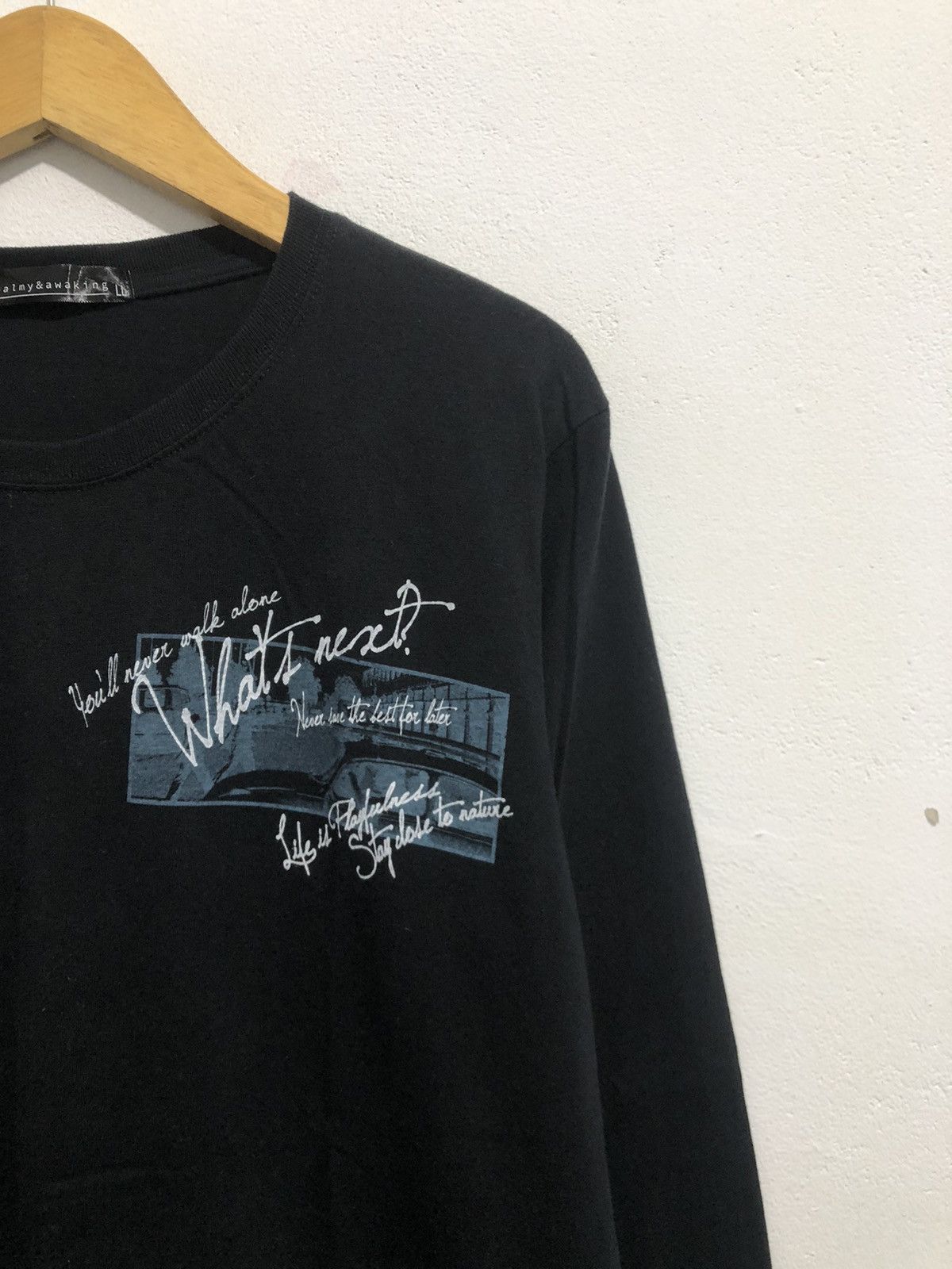 Hysteric Glamour Japan Poem Balmy & Awaking LongSleeve Rock Punk Style Size US L / EU 52-54 / 3 - 3 Thumbnail