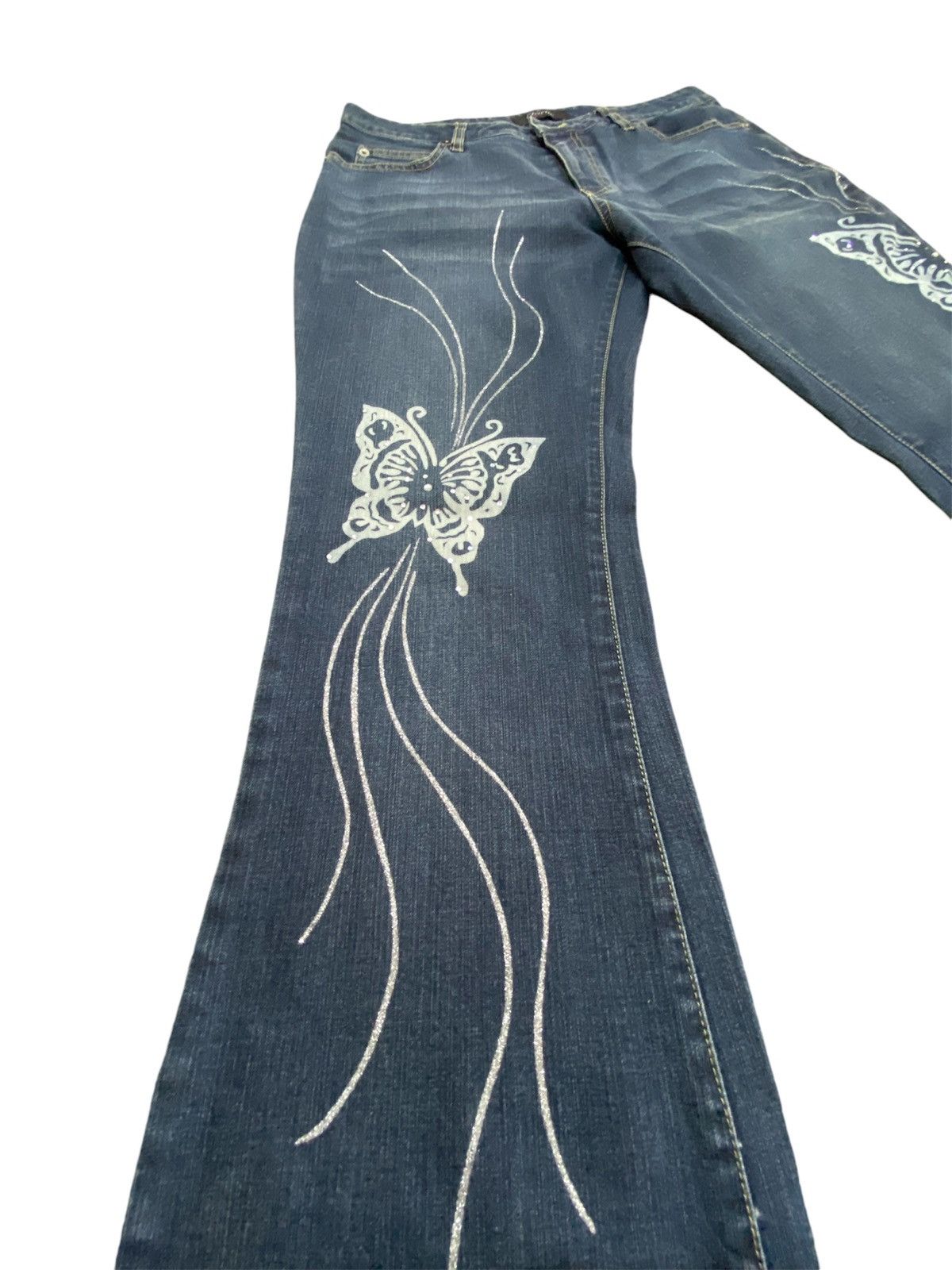 Hysteric Glamour × Japanese Brand Flare Jeans Japanese Oririn 🦋 Boot Cut Size US 30 / EU 46 - 3 Thumbnail