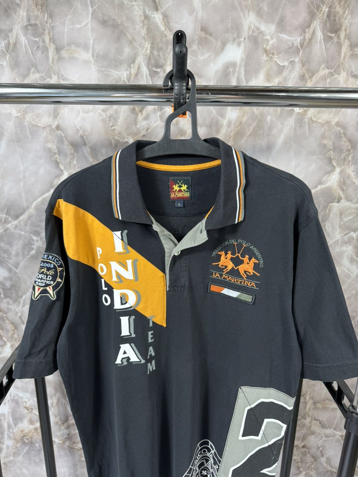 Vintage Vintage La Martina India Polo World Champion Ralph Lauren Size US L / EU 52-54 / 3 - 2 Thumbnail
