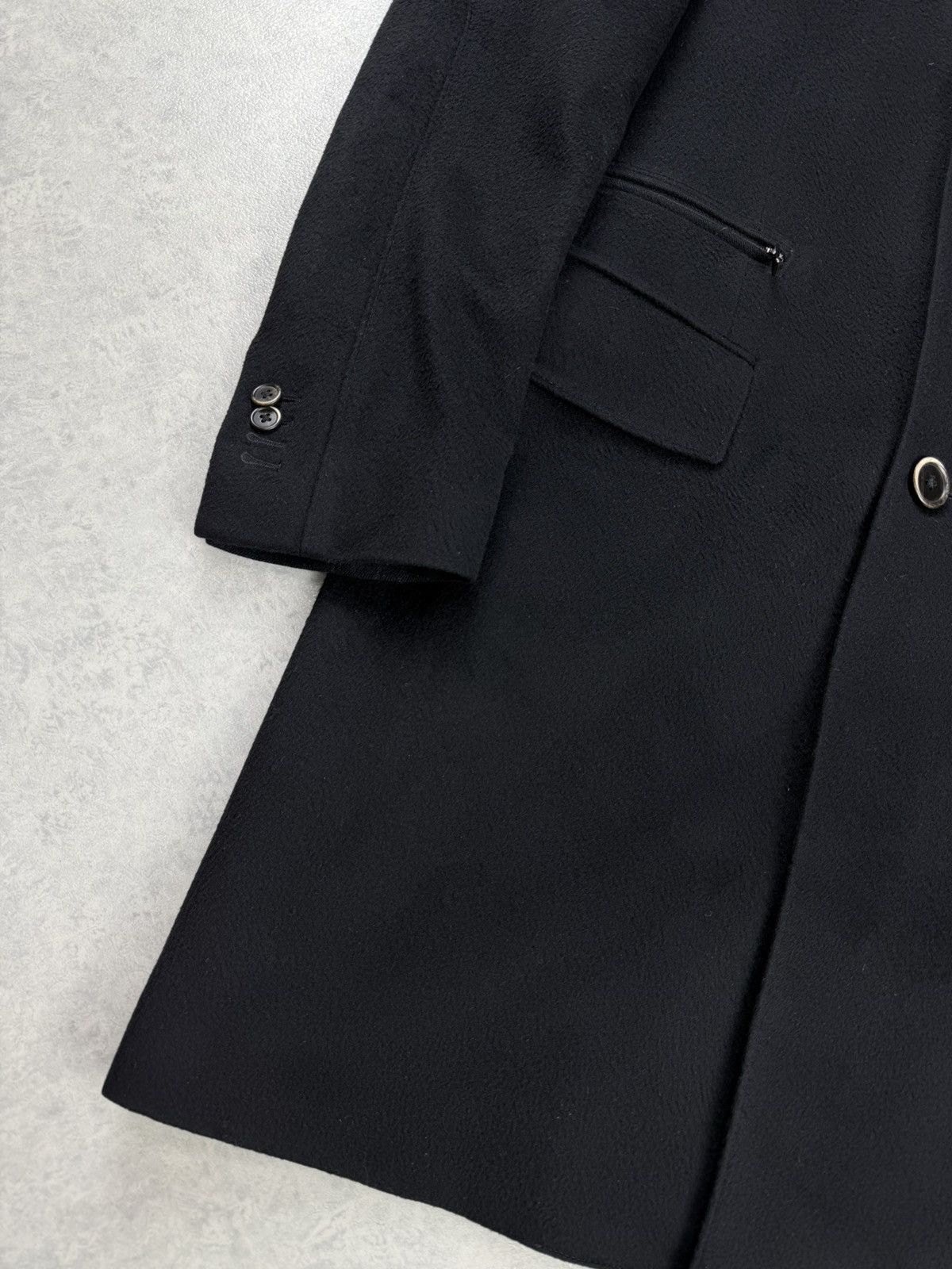 Corneliani Corneliani ID Men’s Wool Coat Jacket Black Size 48R Size US M / EU 48-50 / 2 - 3 Thumbnail