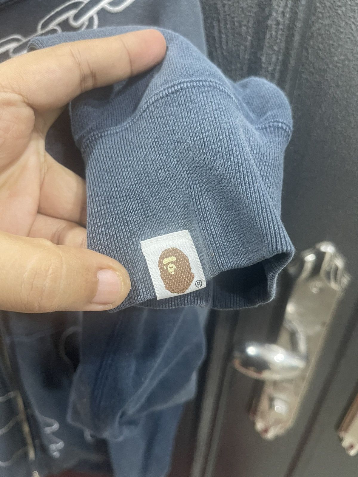 Bape Bape Holstein Full Zip Hoodie Navy Cow A Bathing Ape Size US L / EU 52-54 / 3 - 5 Thumbnail