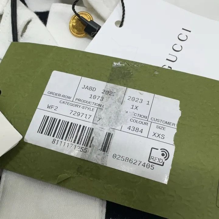 Gucci Gucci Gucci Striped Long Sleeve Polo Dress -2506 Size US XXS / EU 40 - 4 Thumbnail