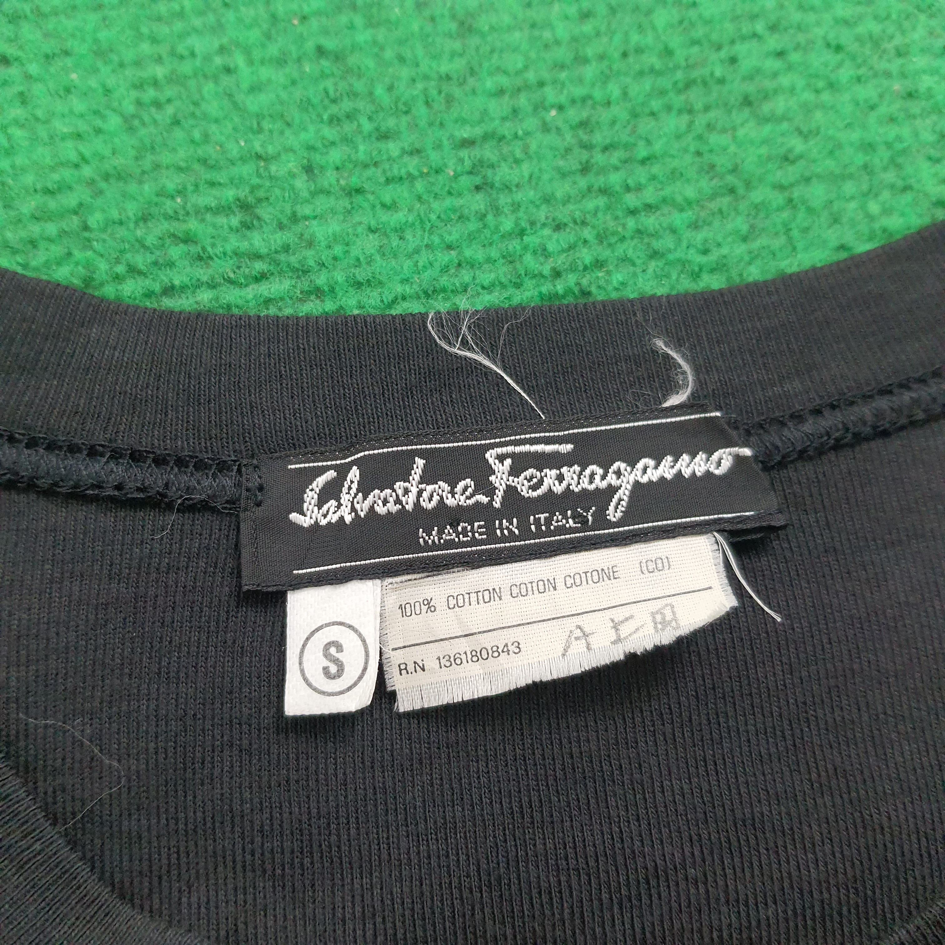 Salvatore Ferragamo Salvatore Ferragamo Embroidery Logo T-shirt Size US L / EU 52-54 / 3 - 3 Thumbnail