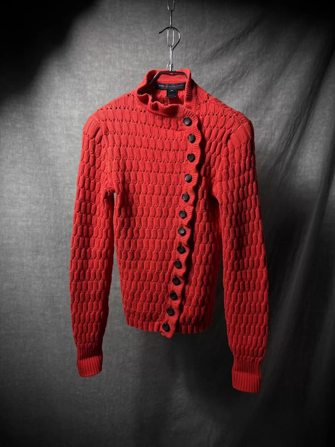 Marc Jacobs Marc by Marc Jacobs deconstructed wool knit sweater orange Size XS / US 0-2 / IT 36-38 - 2 Thumbnail