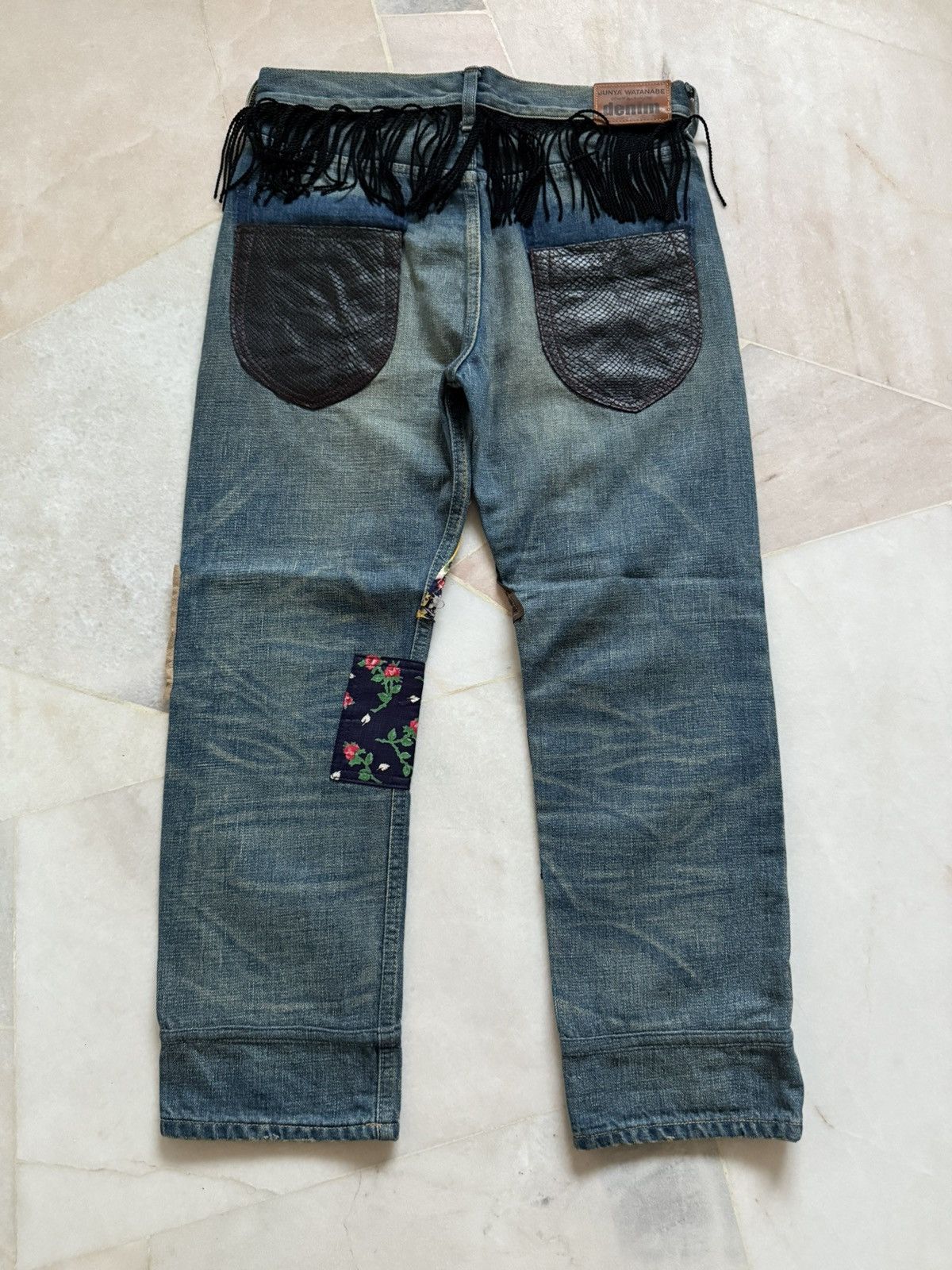 Comme des Garcons Junya watanabe Comme des garcons Patchwork pants Size US 30 / EU 46 - 4 Thumbnail