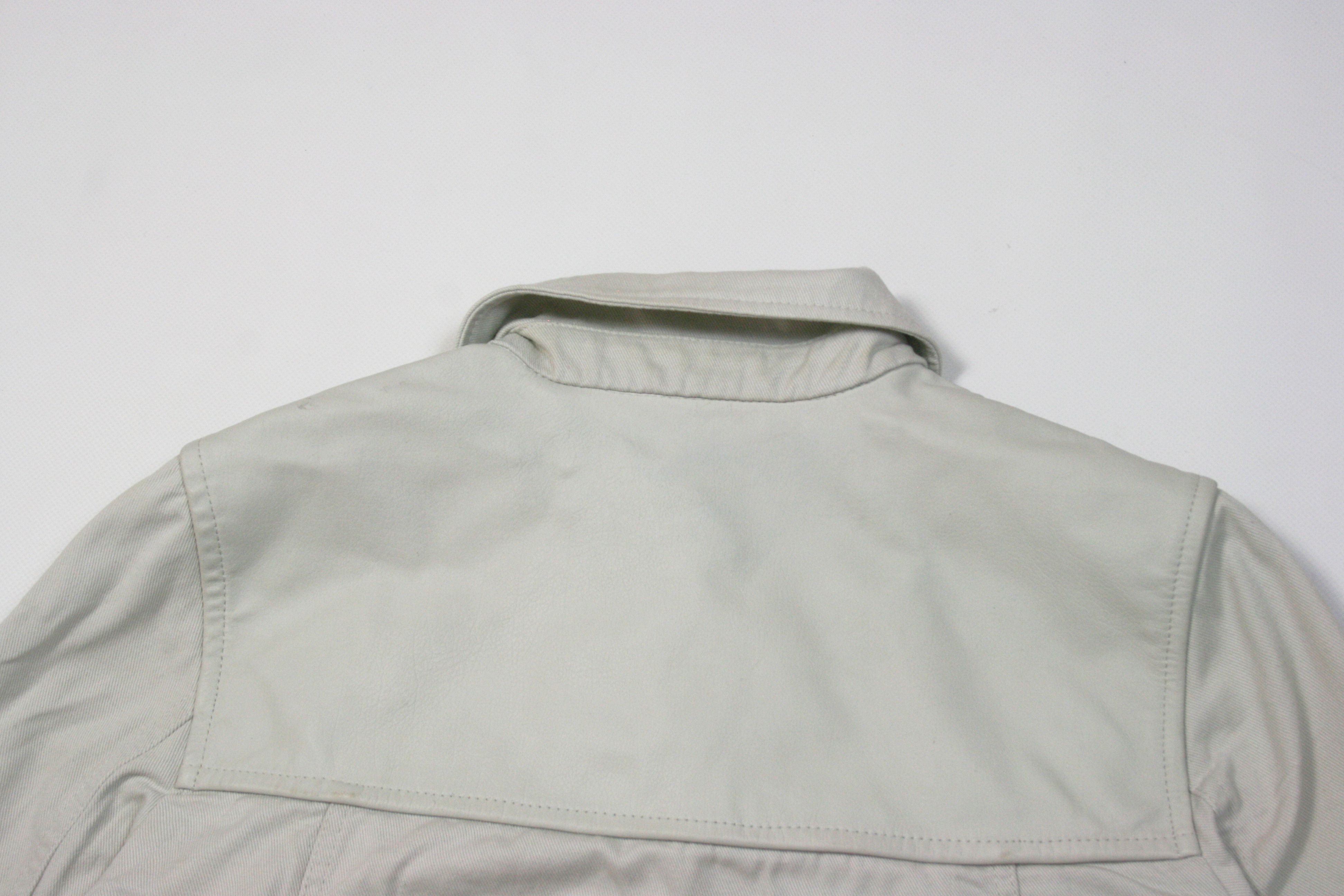Alexander Wang Leather Shoulders Denim Jacket Size L / US 10 / IT 46 - 10 Thumbnail