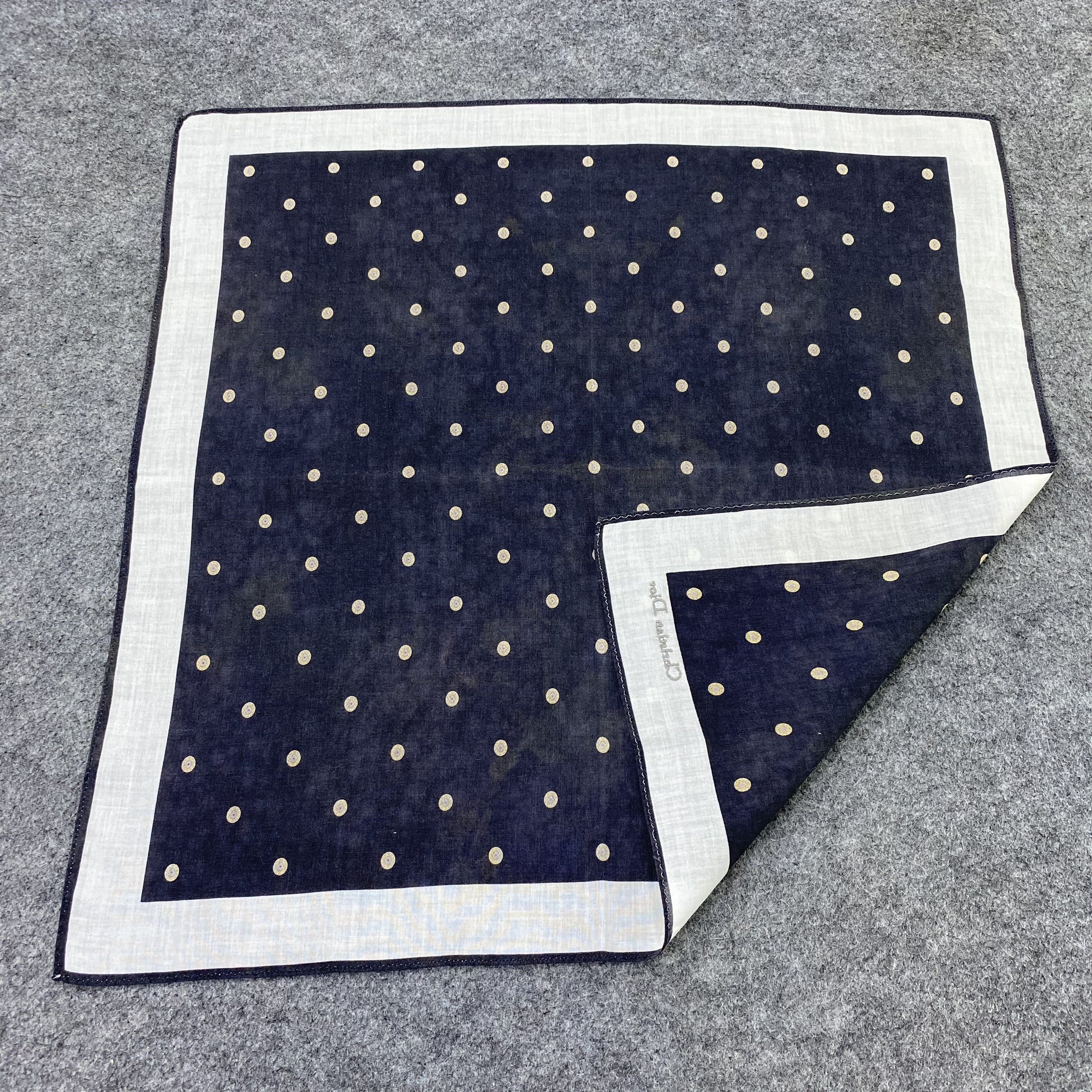 Vintage Christian Dior Handkerchief Neckerchief Bandana-B1844 Size ONE SIZE - 5 Thumbnail