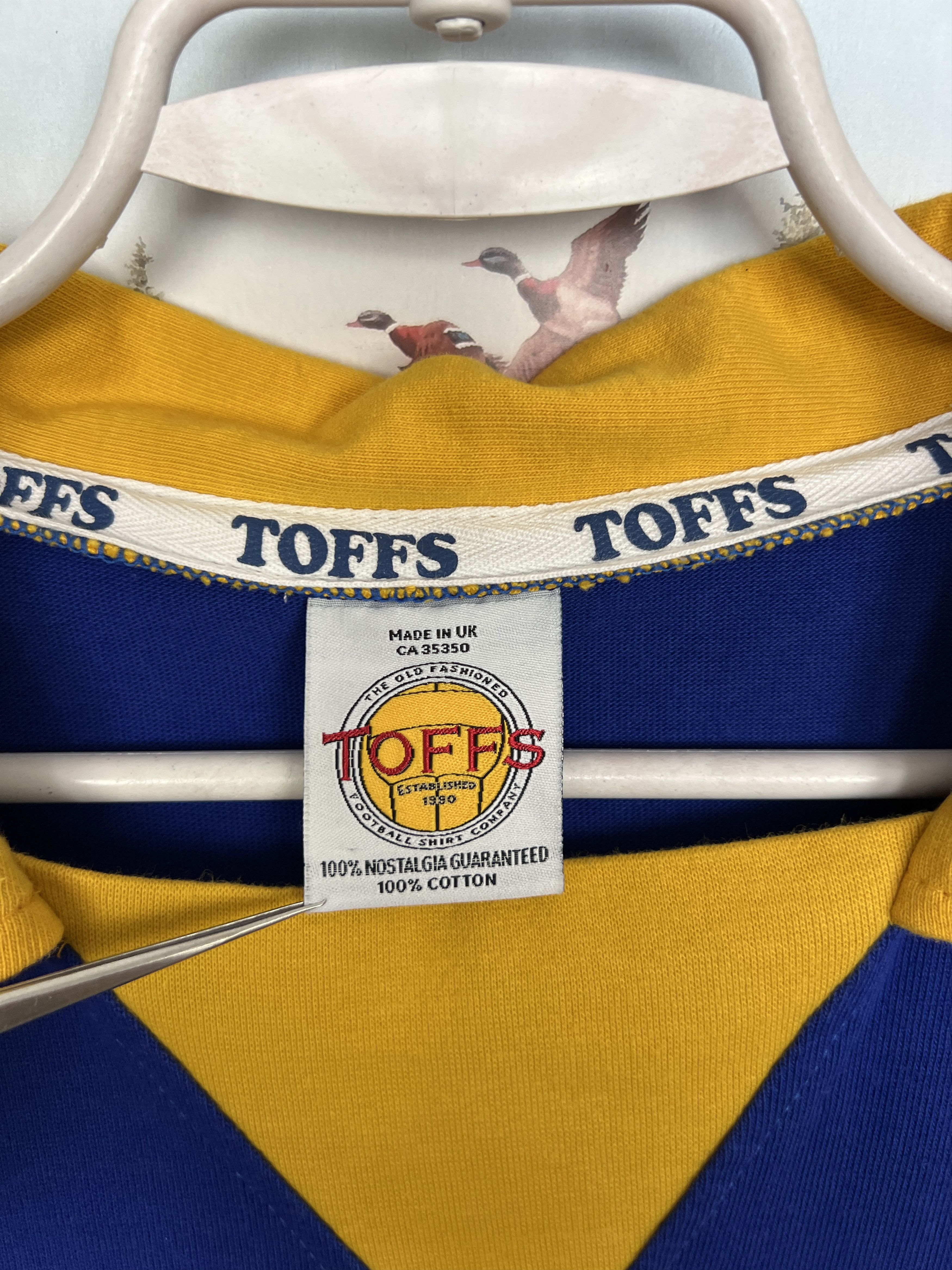 Toffs Shrewsbury Town 1970 -1977 Retro Football Shirt Toffs Size US L / EU 52-54 / 3 - 7 Thumbnail