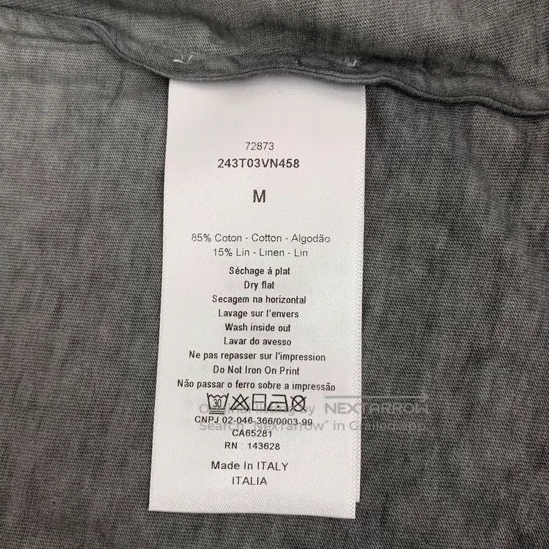 Dior Dior Black and gray volcano pattern printed cotton round-n Size M / US 6-8 / IT 42-44 - 8 Thumbnail