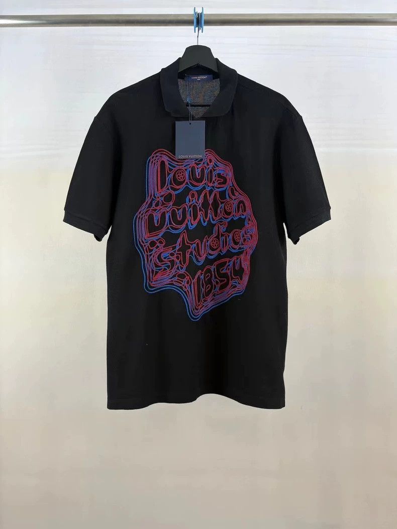 Louis Vuitton Louis Vuitton Neon monogram embroidered logo polo shirt 250 Size US XL / EU 56 / 4 - 1 Thumbnail