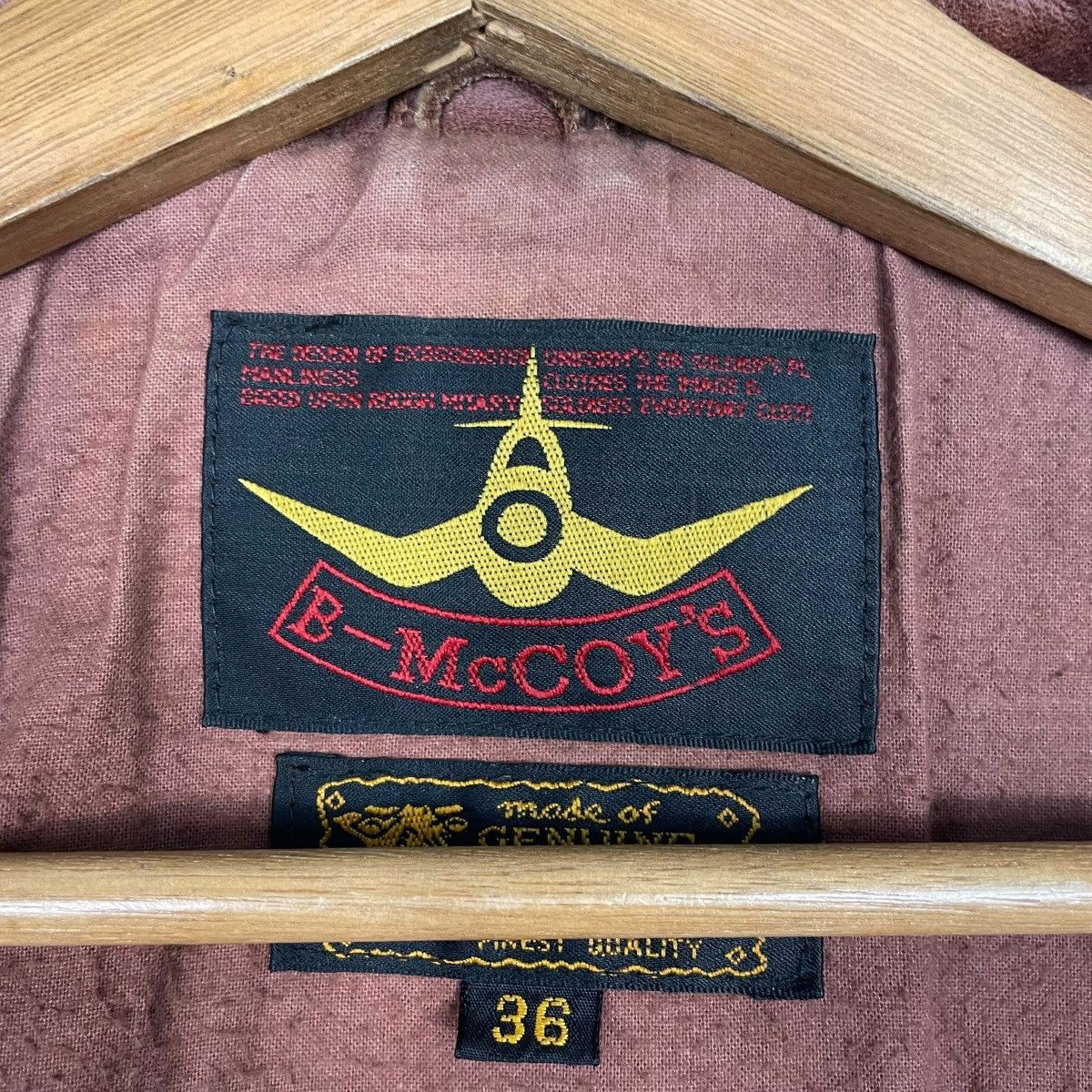 The Real McCoy's B-McCoy’s Steerhide Rider Jacket Size 36 Size US S / EU 44-46 / 1 - 14 Thumbnail