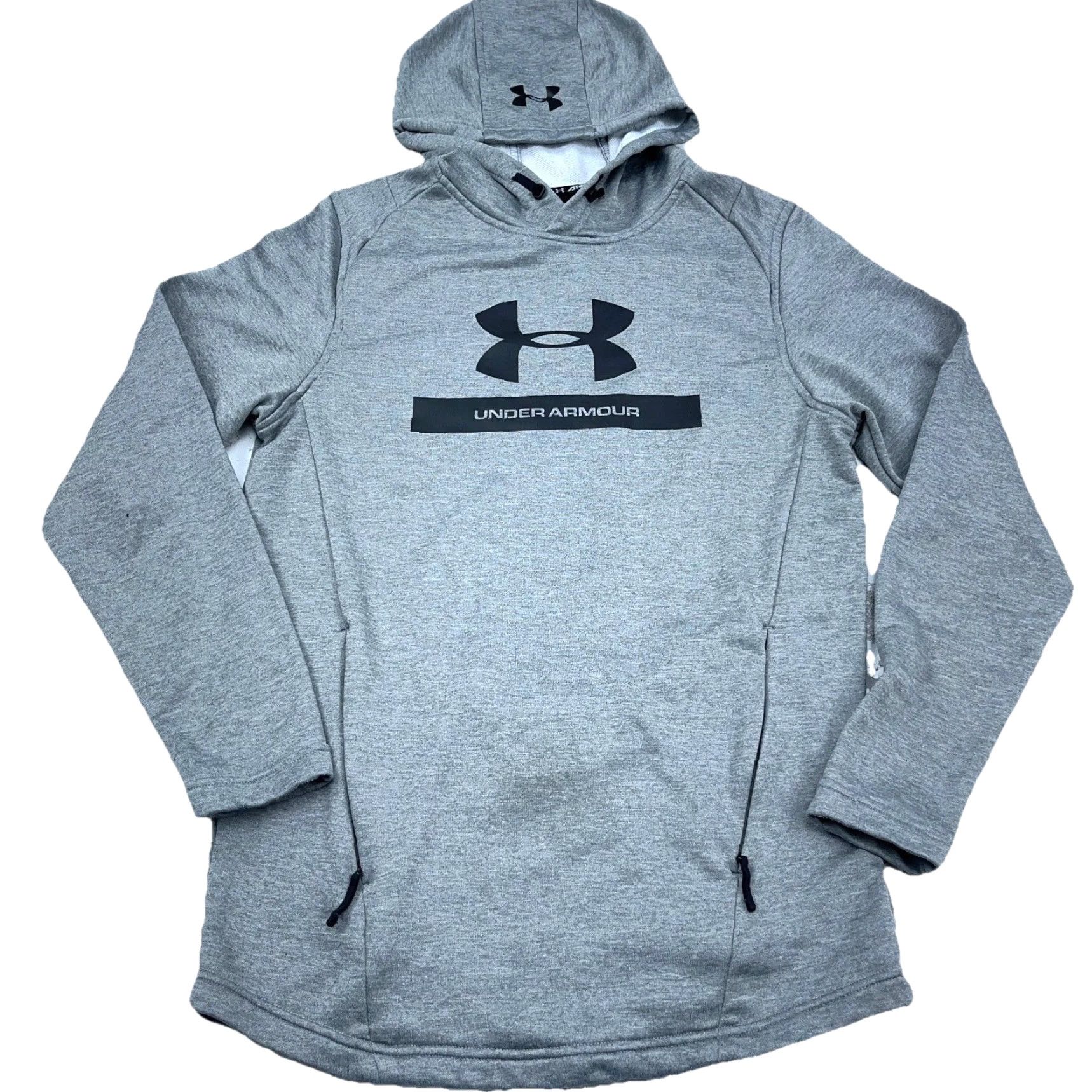 Under Armour Under Armour Hoodie Men Small Gray Fitted Sweatshirt Pullover Regular Logo All Seasons Pockethoodie 90s? Size US S / EU 44-46 / 1 - 2 Thumbnail