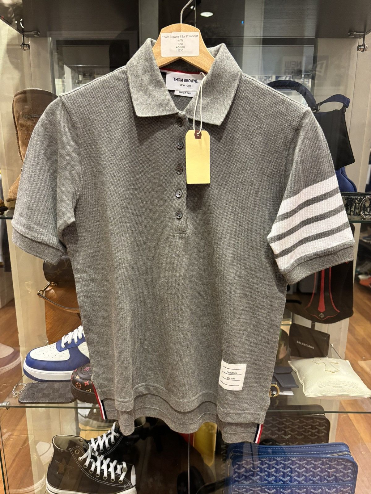 Thom Browne Thom Browne 4 Bar Polo Shirt Size US XS / EU 42 / 0 - 1 Thumbnail