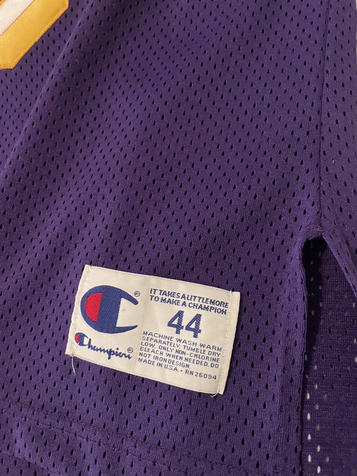 Champion Nba L.A. Lakers Van Exel jersey Champion authentic 44 - L Size US L / EU 52-54 / 3 - 5 Thumbnail