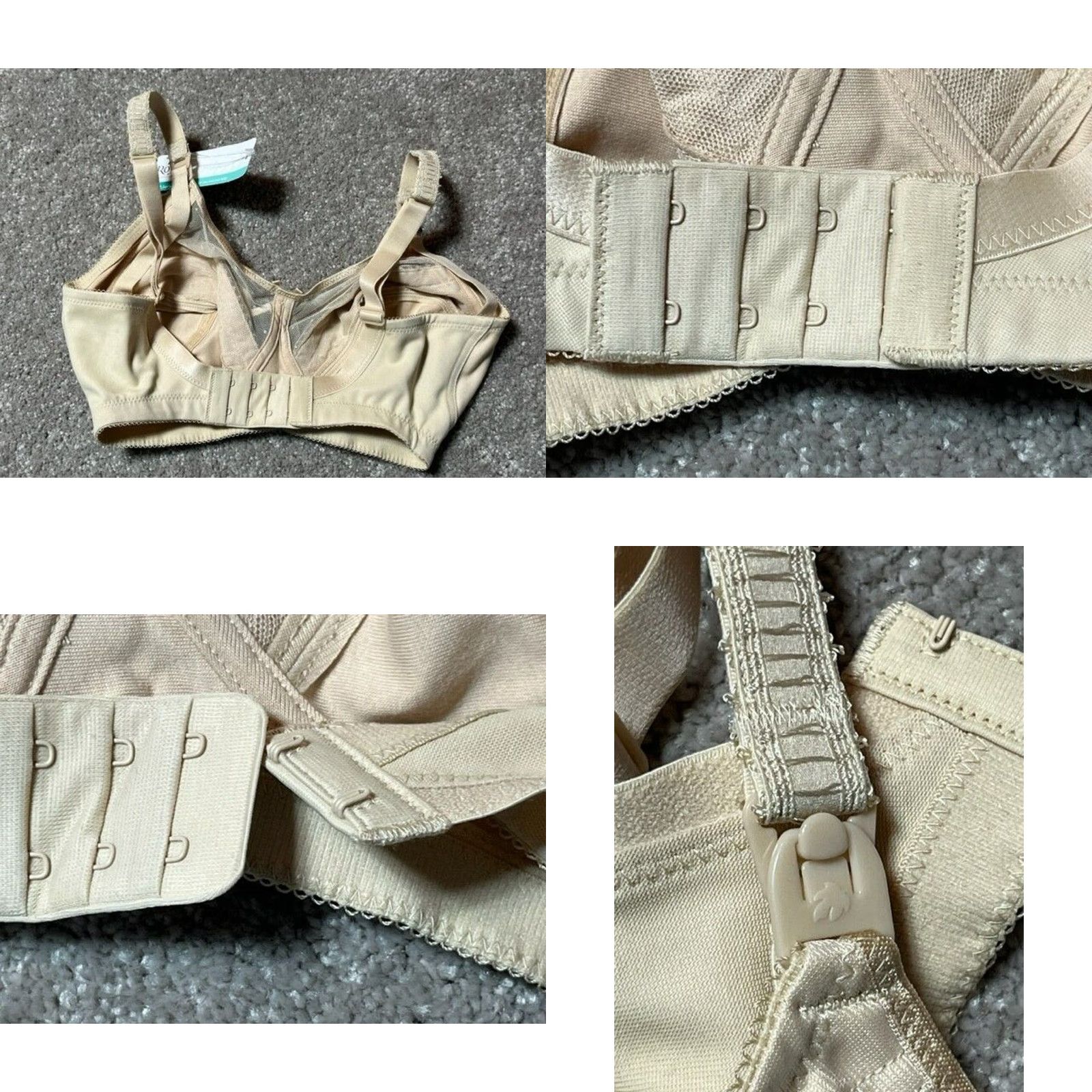 Vintage Royce Nursing Bra 28FF/60FF Wireless Maternity Modest Comfort Full Coverage Size ONE SIZE - 8 Thumbnail