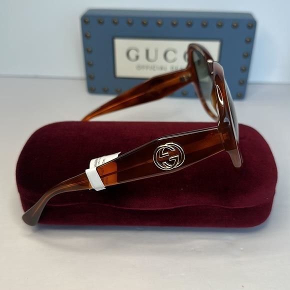 Gucci 💯 - New Authentic GUCCI GG0796S-003 Oversized Octagonal Su Size ONE SIZE - 5 Thumbnail