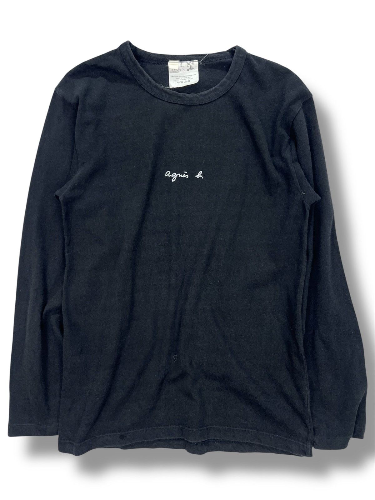 agnes b. Agnes B. Spell Out L/S Tshirt Size US XS / EU 42 / 0 - 1 Thumbnail