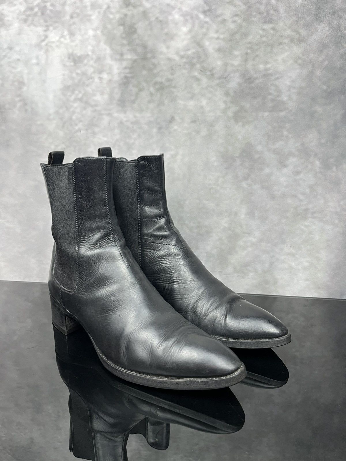 Jil Sander JIL SANDER Black Leather Chelsea Boots Made in Italy - EU 36 Size US 6 / IT 36 - 3 Thumbnail