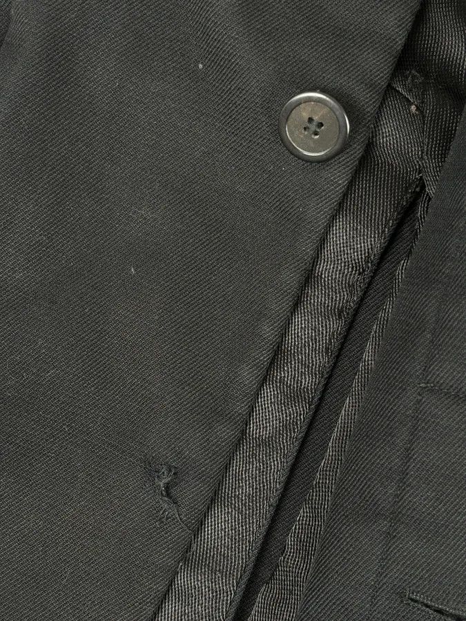 Yves Saint Laurent AW2010 Yves Saint Laurent Classy Officer Buttoned Black Long Wool Coat Size US M / EU 48-50 / 2 - 11 Thumbnail