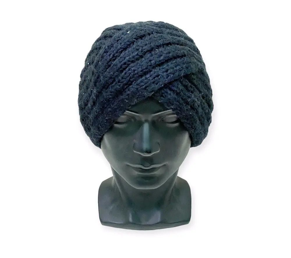 Japanese Brand Japanese Brand Turban Style Beanie Hat Size ONE SIZE - 1 Thumbnail