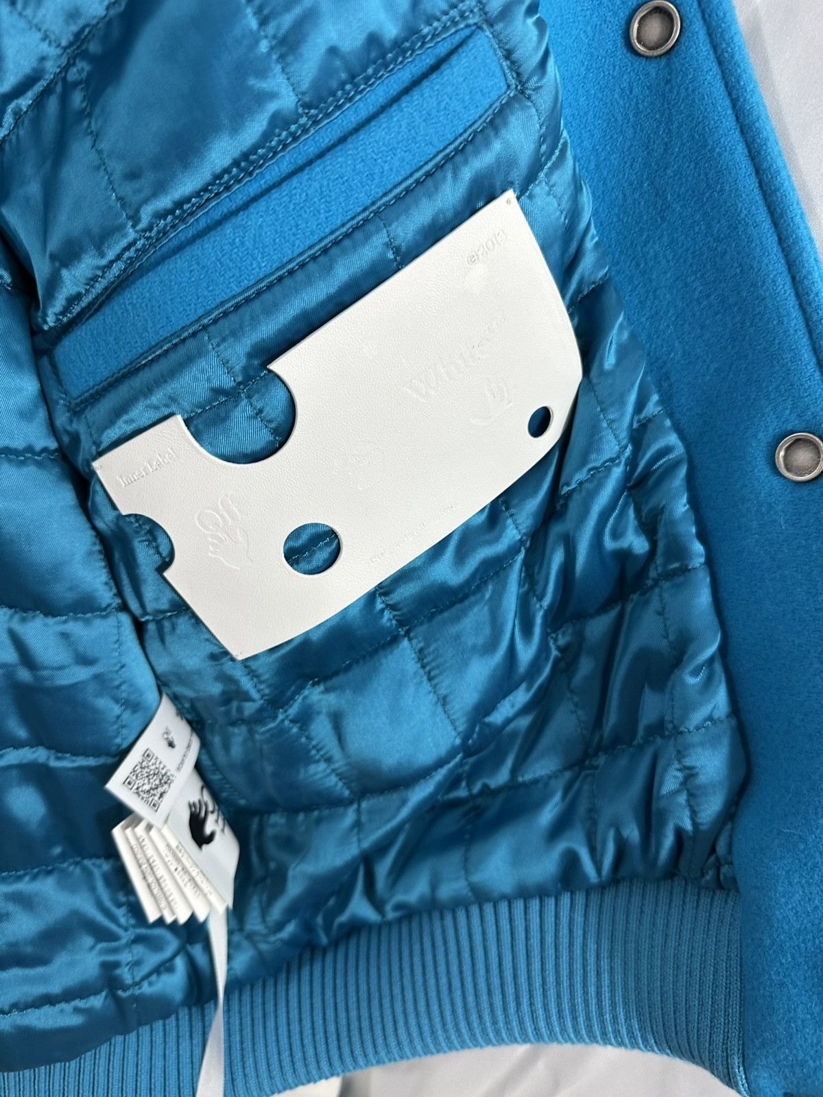 Off-White Off White Varsity Jacket Size US L / EU 52-54 / 3 - 16 Thumbnail