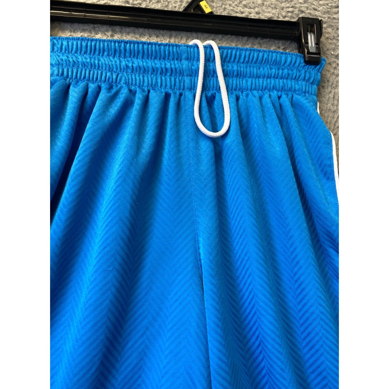 Adidas Adidas Shorts Athletic Teen/Adult M/L 24" Waist 12" Inseam Blue Cotton Slim Fit Pockets Men Size M/L Size US 31 - 3 Thumbnail